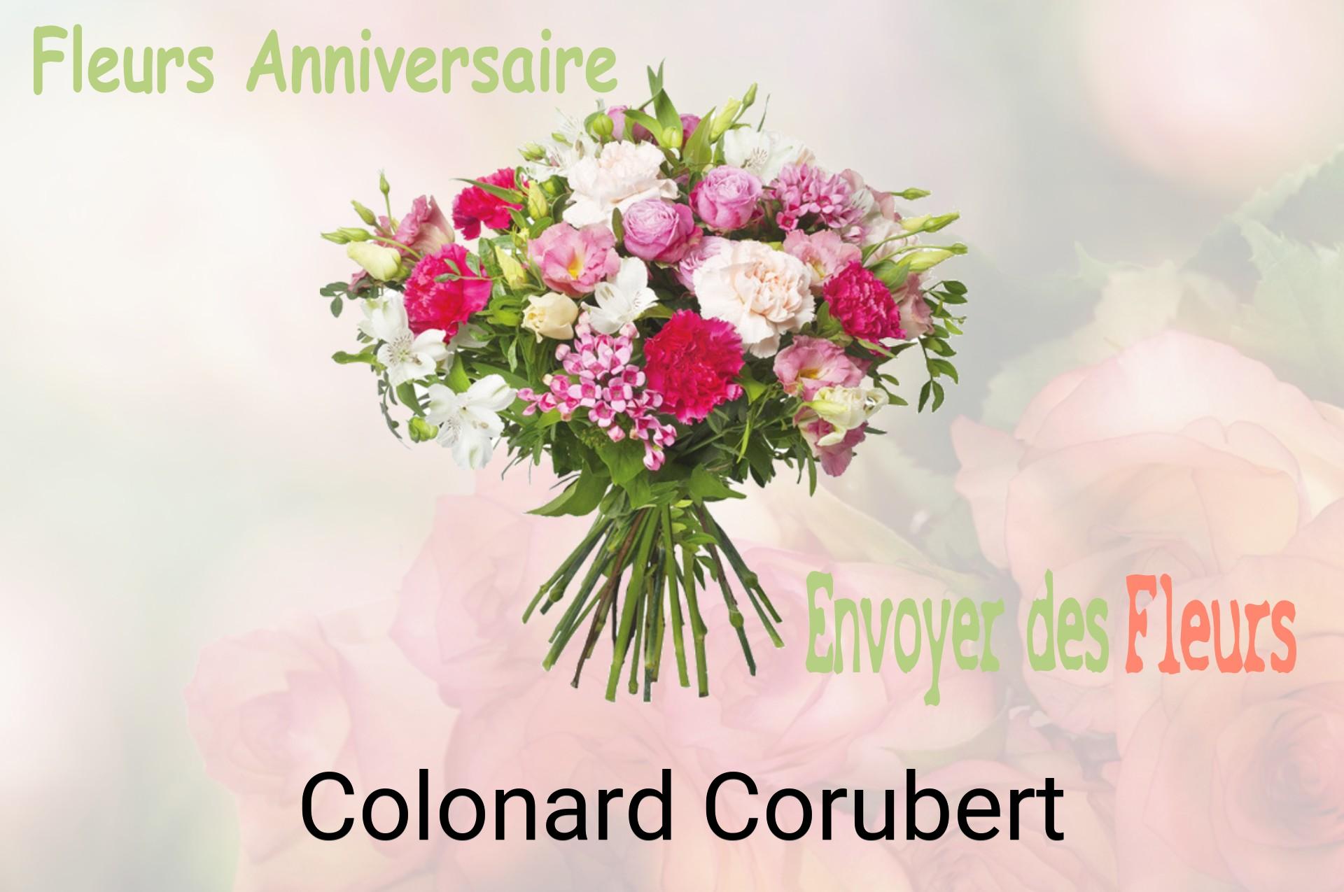 Bouquet de fleurs d’anniversaire livré à Colonard-Corubert
